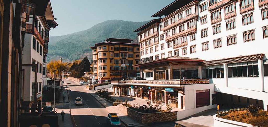    Experience A Mix Of Modern And Ancient Architecture  In Your Luxury Travel To Bhutan.

