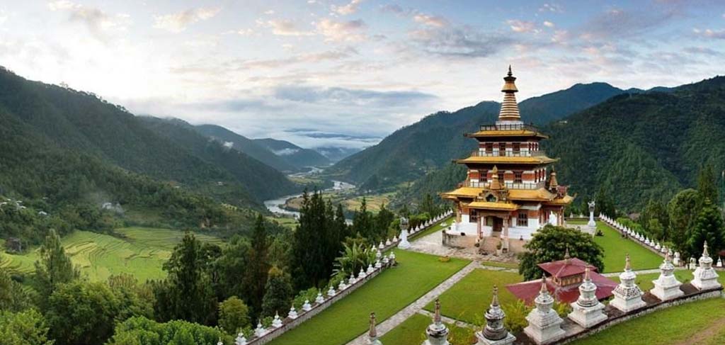  Punakha Valley - One of the Places to visit in Bhutan. 