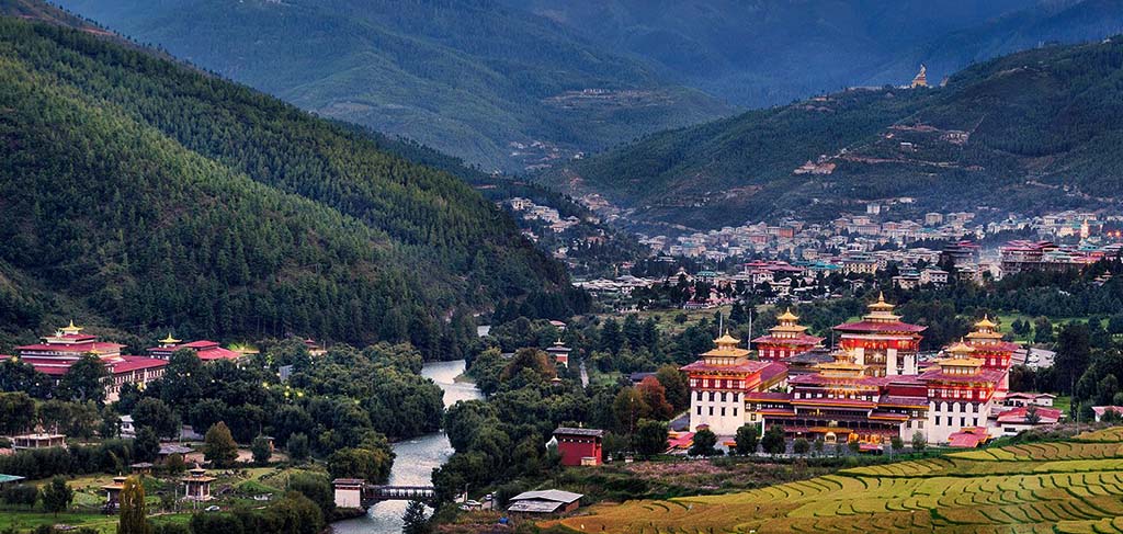 The Capital of Bhutan - Thimphu.