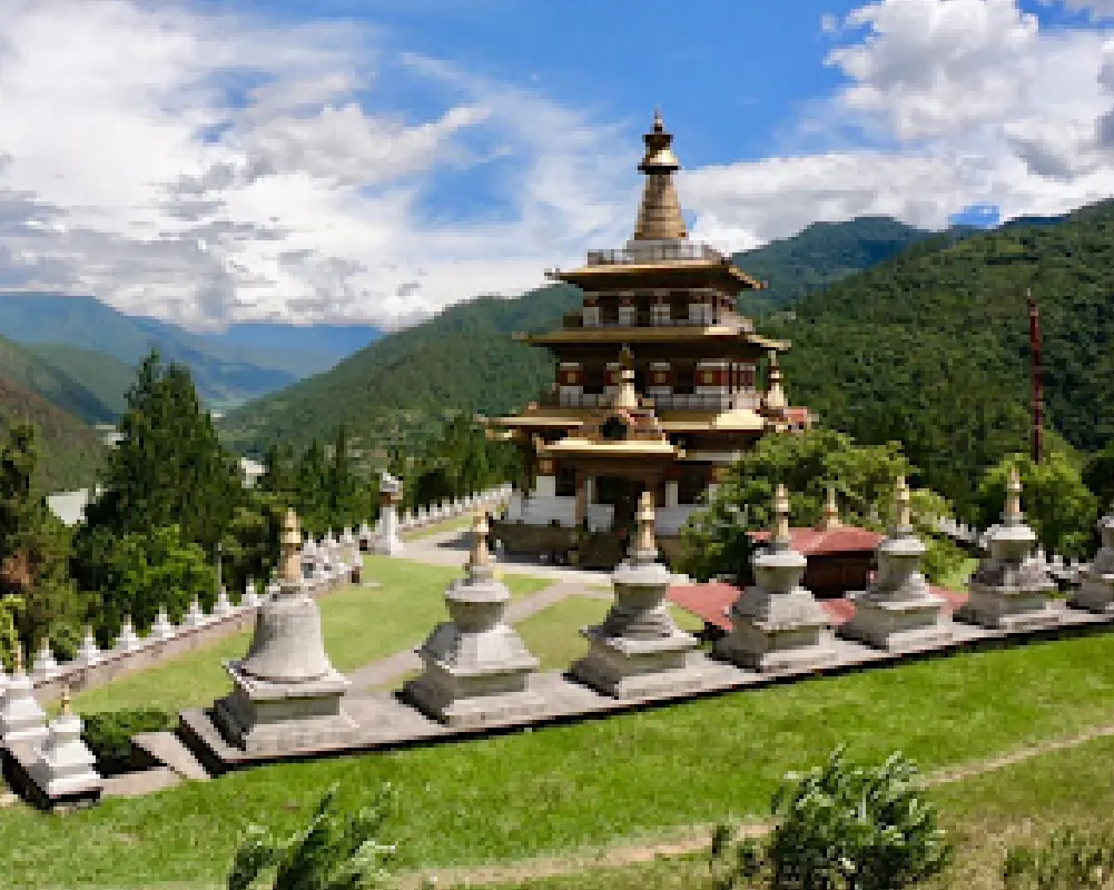 Hike to Khamsum Chorten on your Bhutan trip